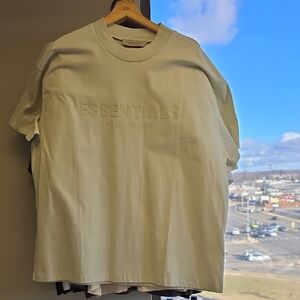 Essentials Short Sleeve Tee in Cream